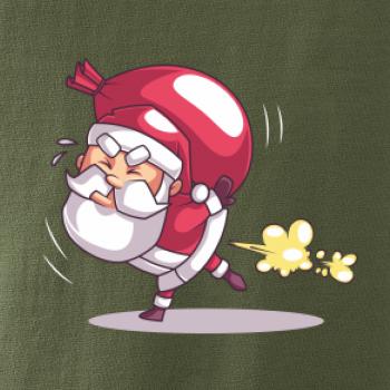 Santa nesie ťažký náklad