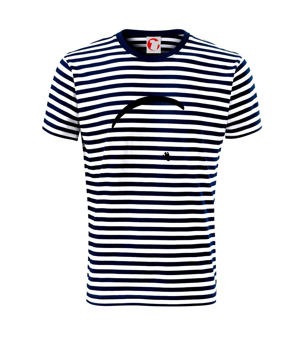 Tričká s motívom paraglidingu - Obrys padáku velký - Tričko na vodu