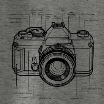 Nákres starý fotoaparát Nákres starý fotoaparát