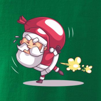 Santa nesie ťažký náklad