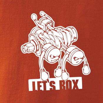 Lets Box nápis