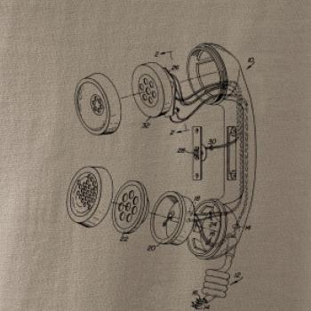 Nákres telefónne slúchadlo staré