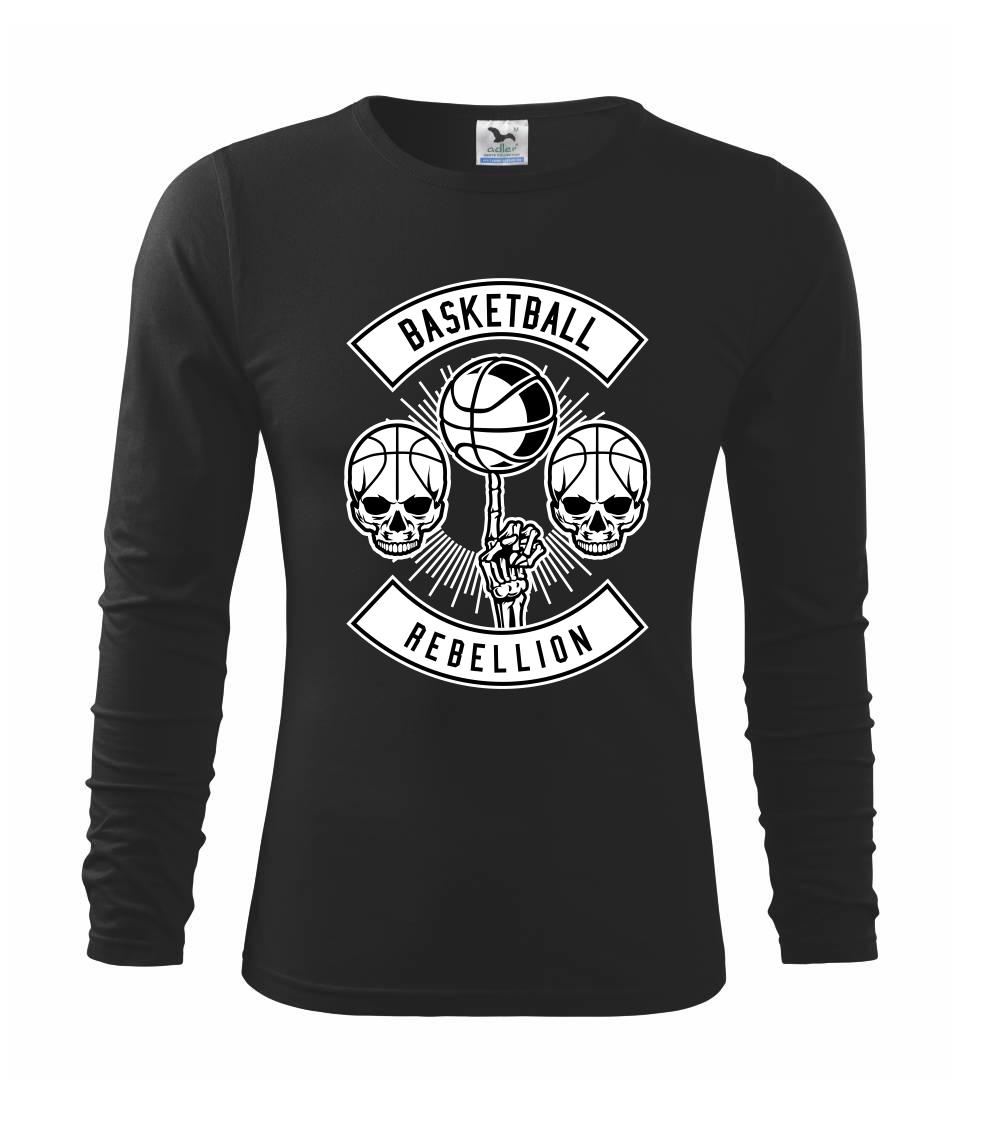 Basketbalová tričká - Basketball rebellion - Tričko detské Long Sleeve