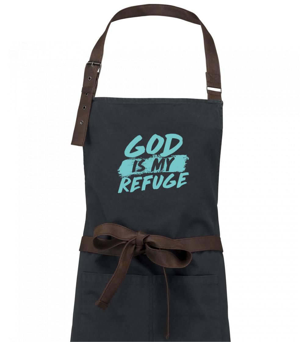 GOD IS MY REFUGE - Zástera Vintage