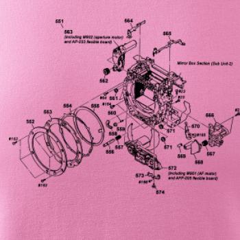 Nákres uzávierka starý fotoaparát