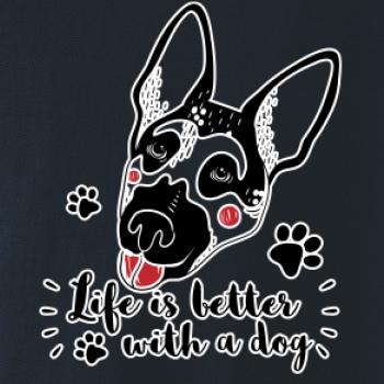German shepherd - life is a better with dog