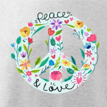 Peace and love symbol
