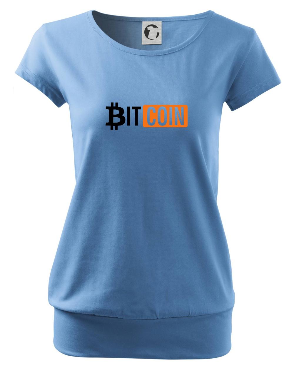 Bitcoin nápis Bitcoin nápis