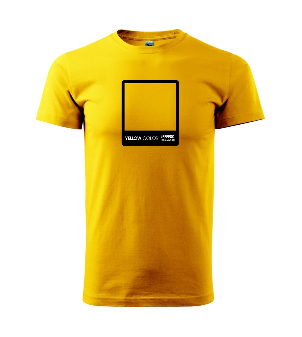 Tričká pre fotografov - RGB yellow - Klasické pánske tričko vyššej gramáže