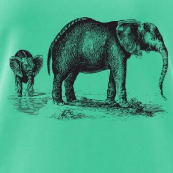 Slonica a sloníča kreslené