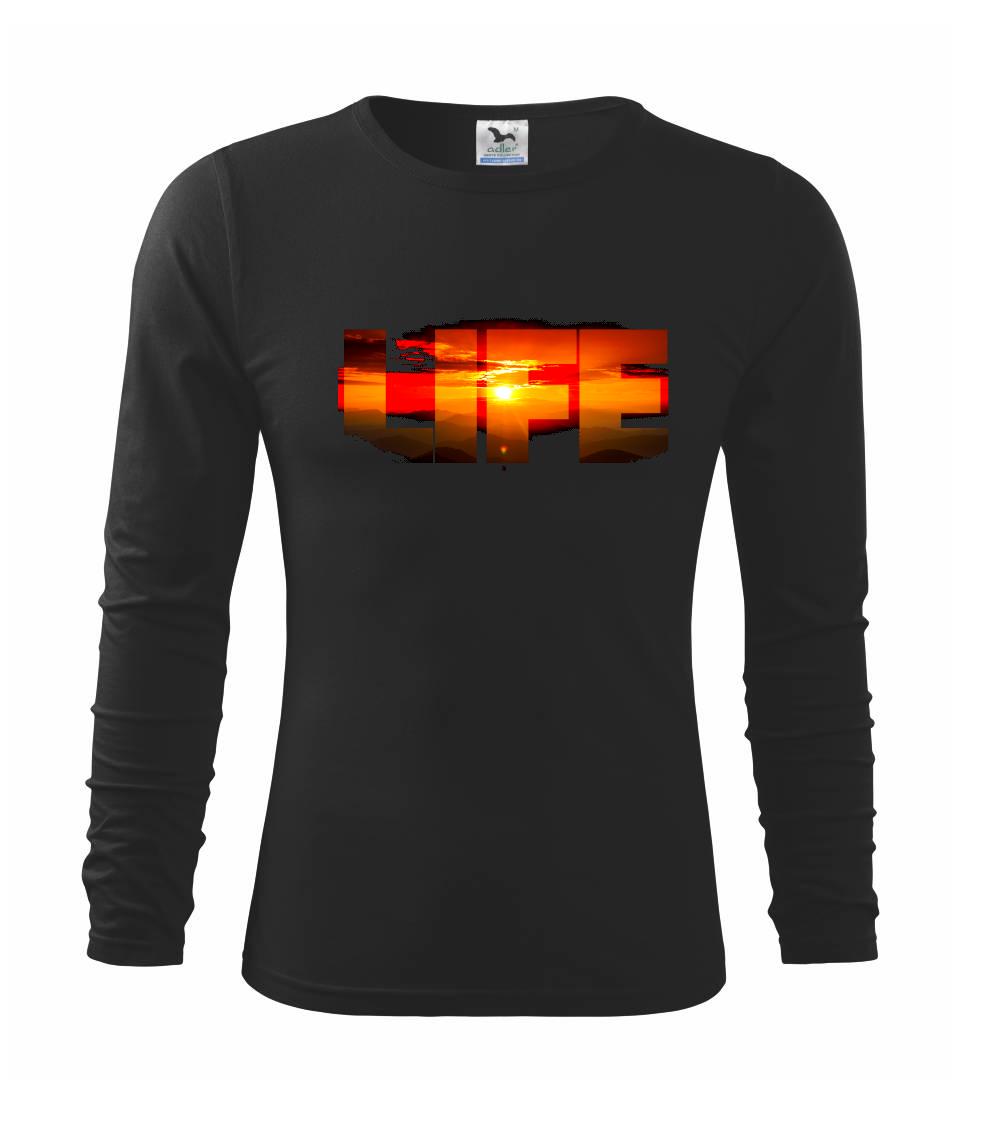 Trička pro horolezcov - Hory - life nápis - Tričko detské Long Sleeve
