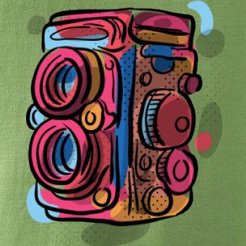 Foťák farebný - dve šošovky