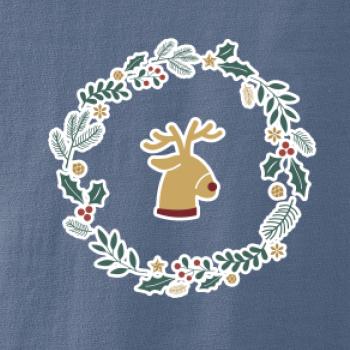 Vianočný veniec so sobom