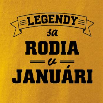 Legendy sa rodia v januári