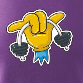 Comics ruka a činka