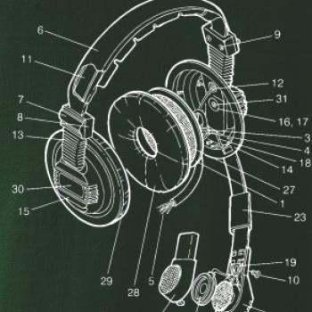 Nákres slúchadlo pre pilota