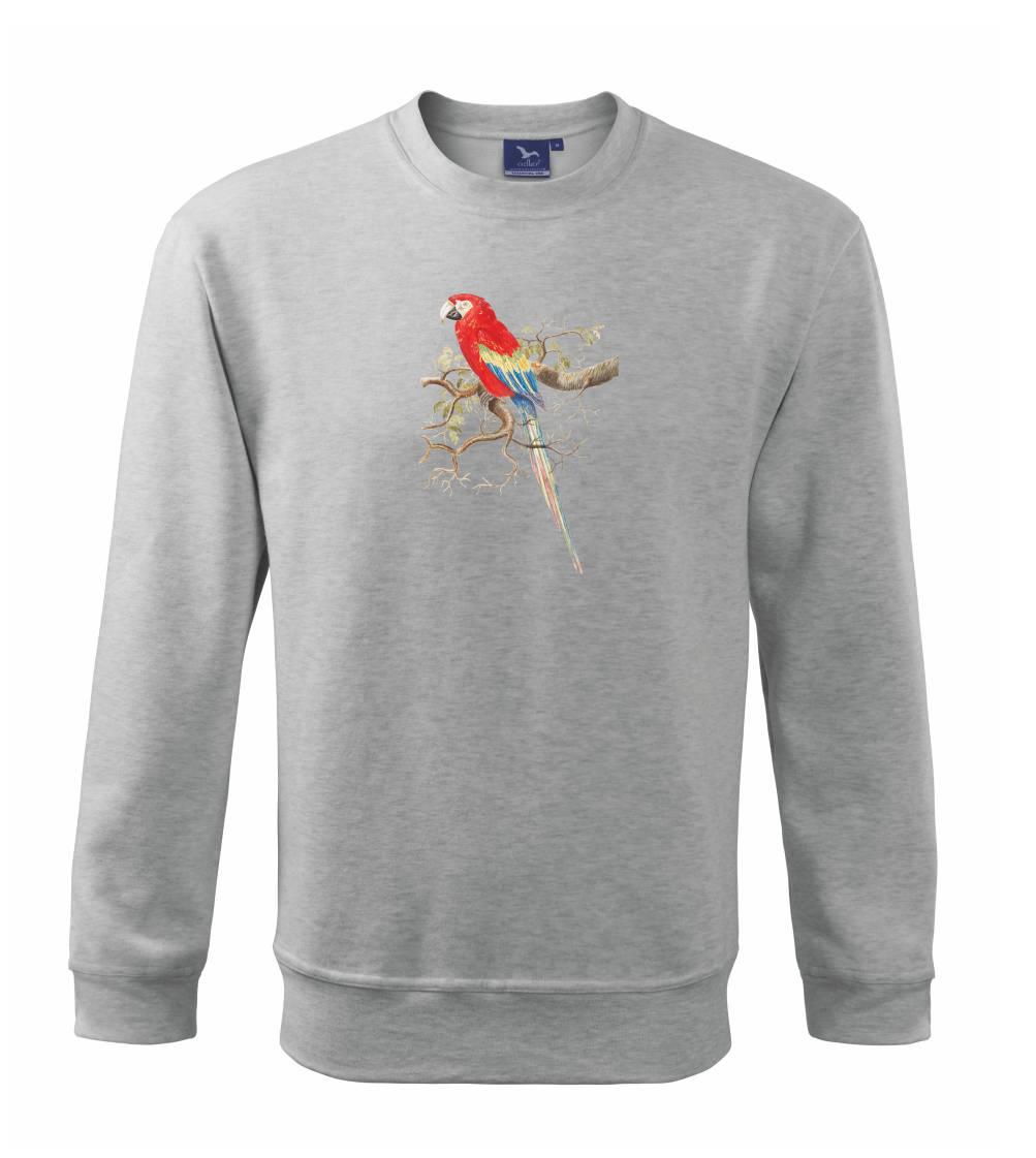 Papagáj  na listnatom strome Papagáj  na listnatom strome