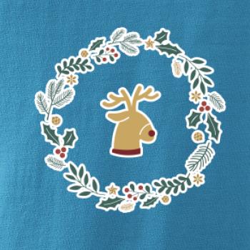 Vianočný veniec so sobom