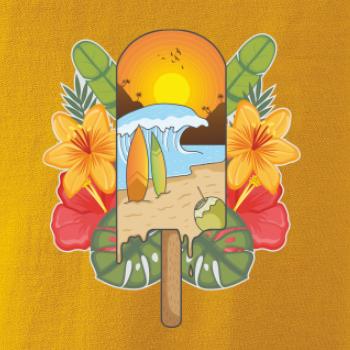 Leto, nanuk, more, pláž