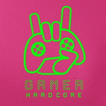 Hardcore gamer - ruka - zelená Hardcore gamer - ruka - zelená