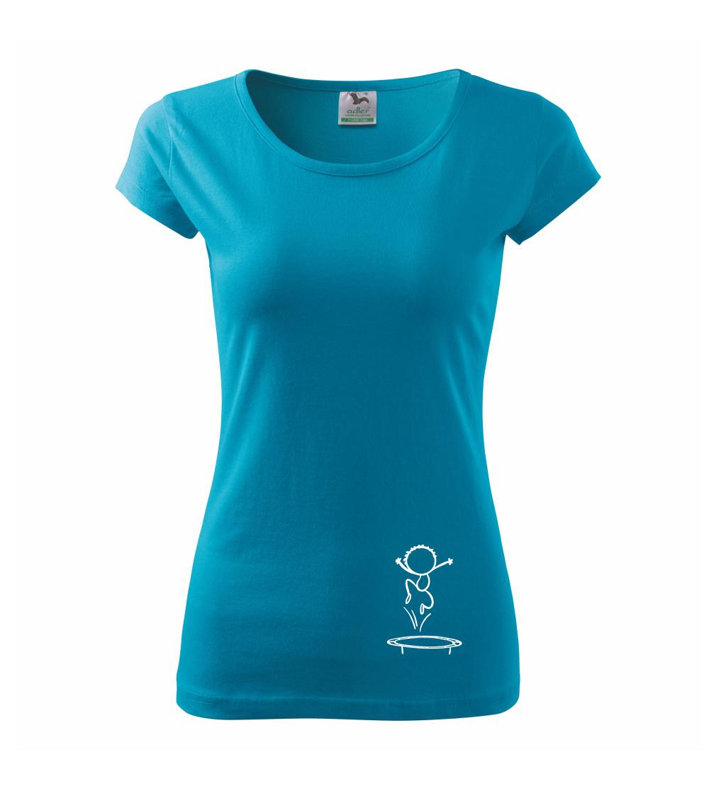 Tričká na jump - Trampolínky postavička - Dámske tričko Pure