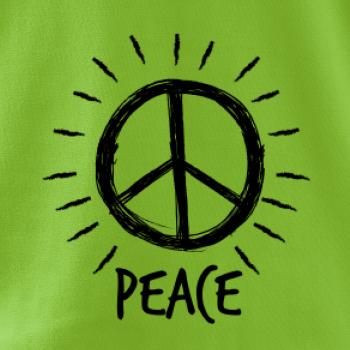 Peace symbol čiernobiely