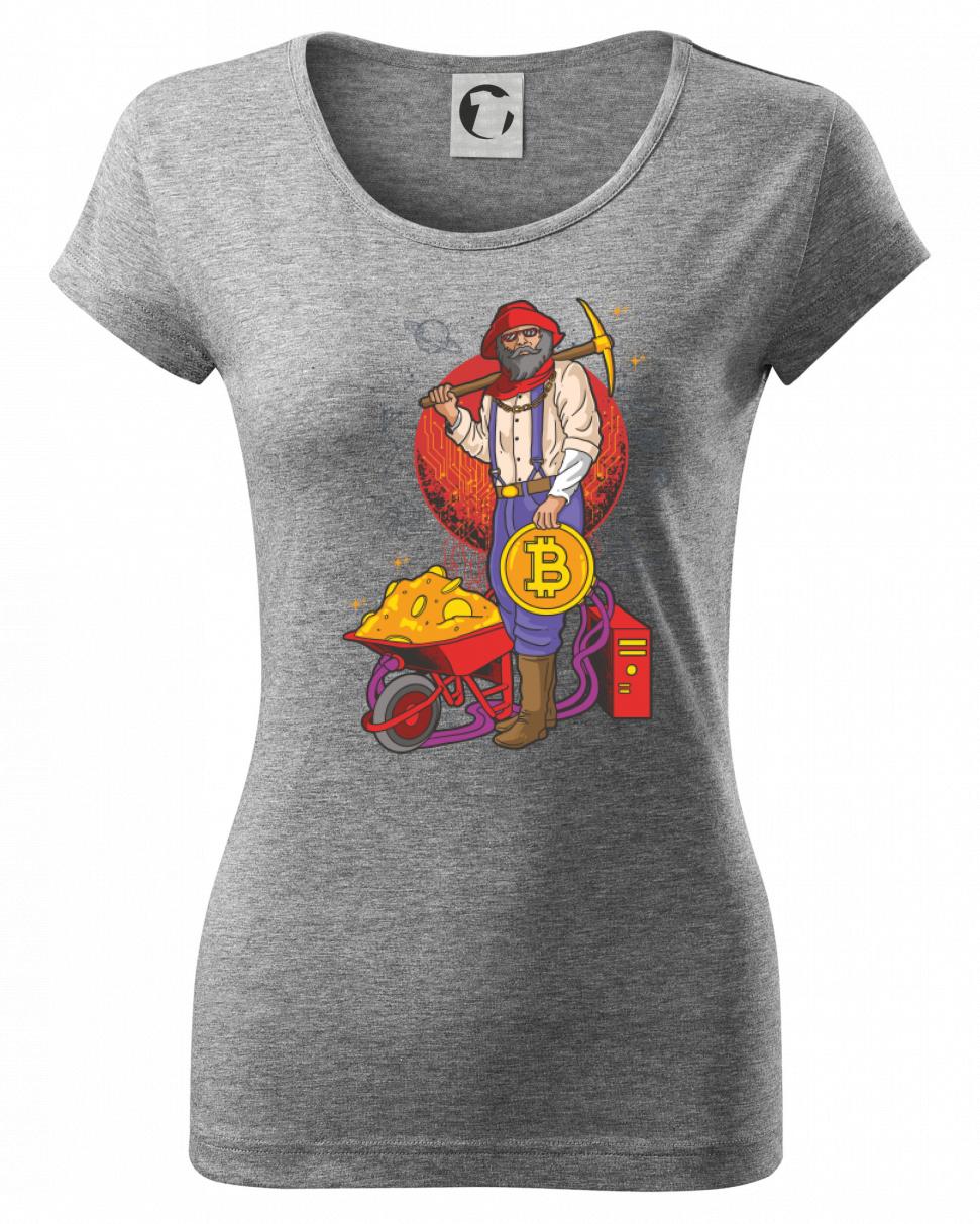 Baník ťaží Bitcoiny