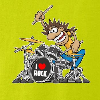 I love rock bubeník I love rock bubeník