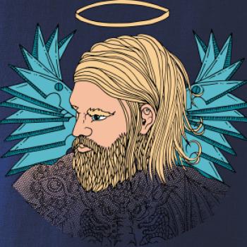 Anjel maľovaný - muž (Pecka design)