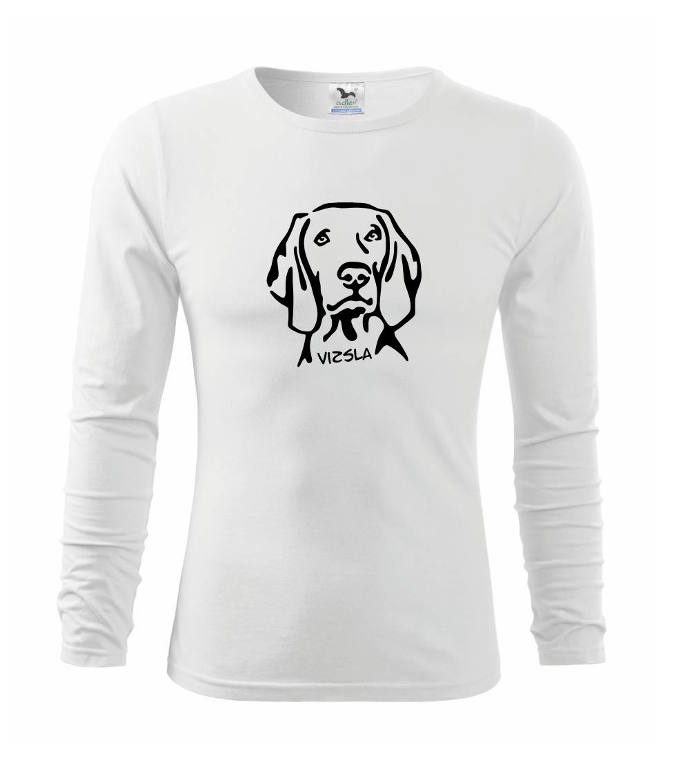 Ostatné psie plemená - Vizsla Hlava - Tričko detské Long Sleeve