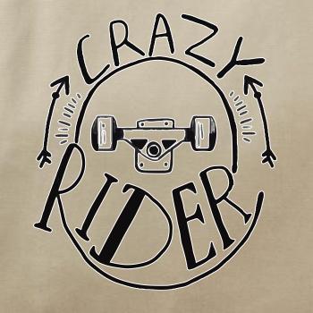 Crazy skateboard rider