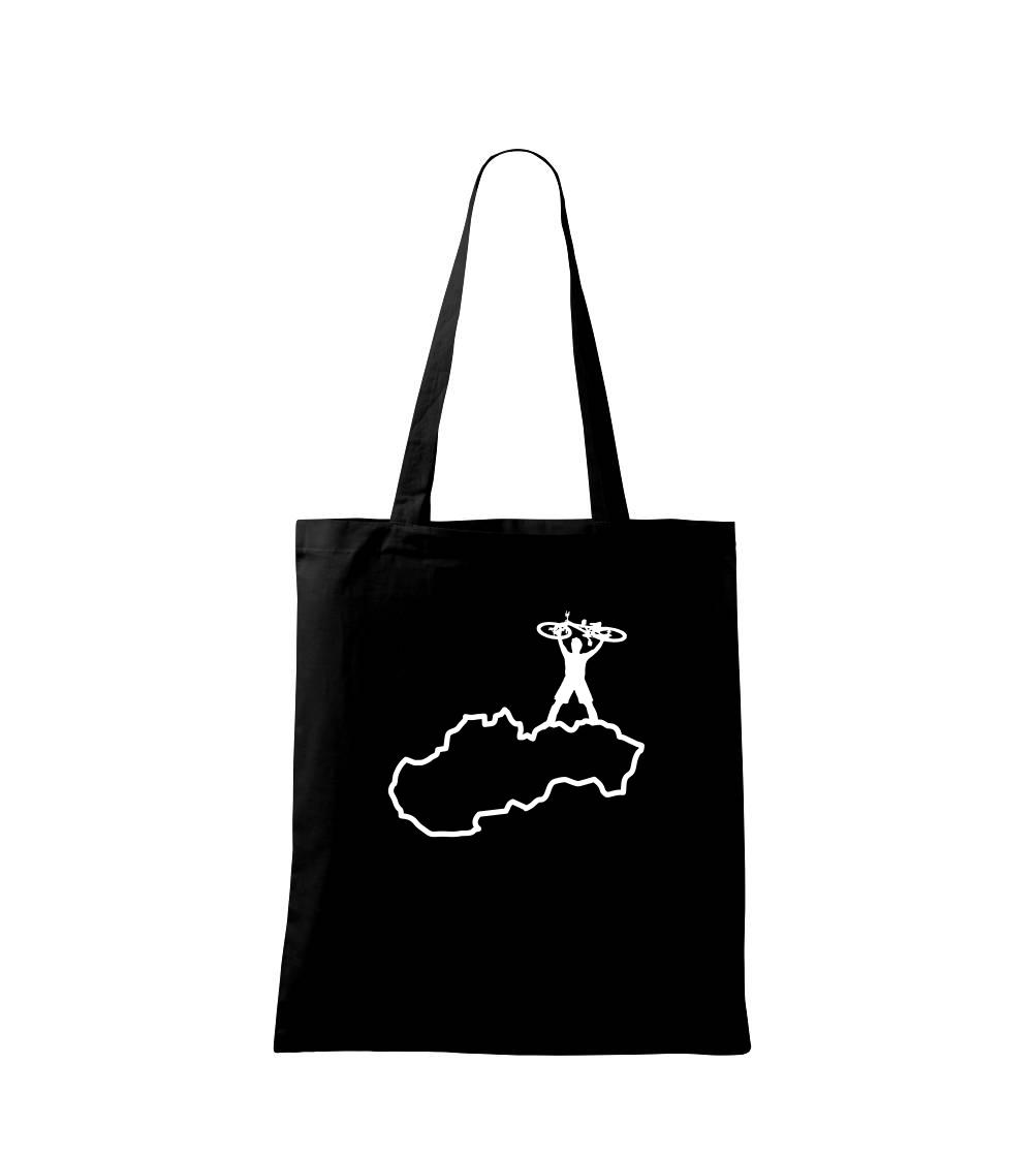 Mapa SK - cyklista na prsiach