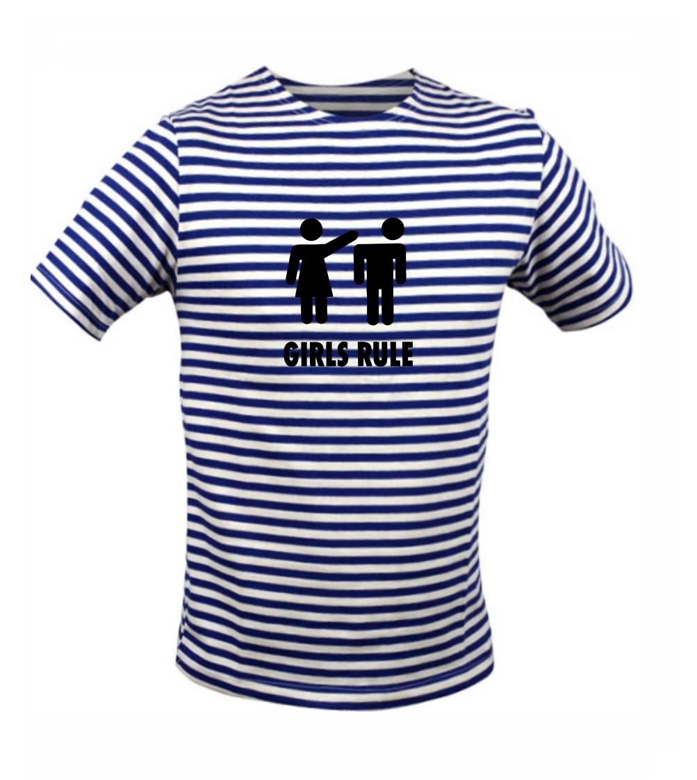 Ostatné nápisy - Girls rule - Tričko na vodu