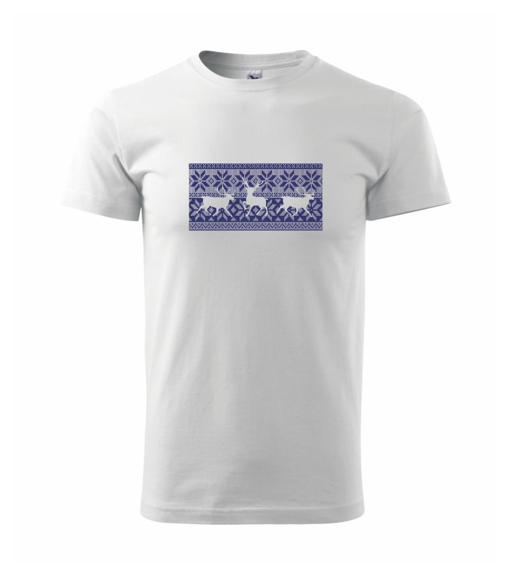 Jeleň vo vianočnom vzore Jeleň vo vianočnom vzore