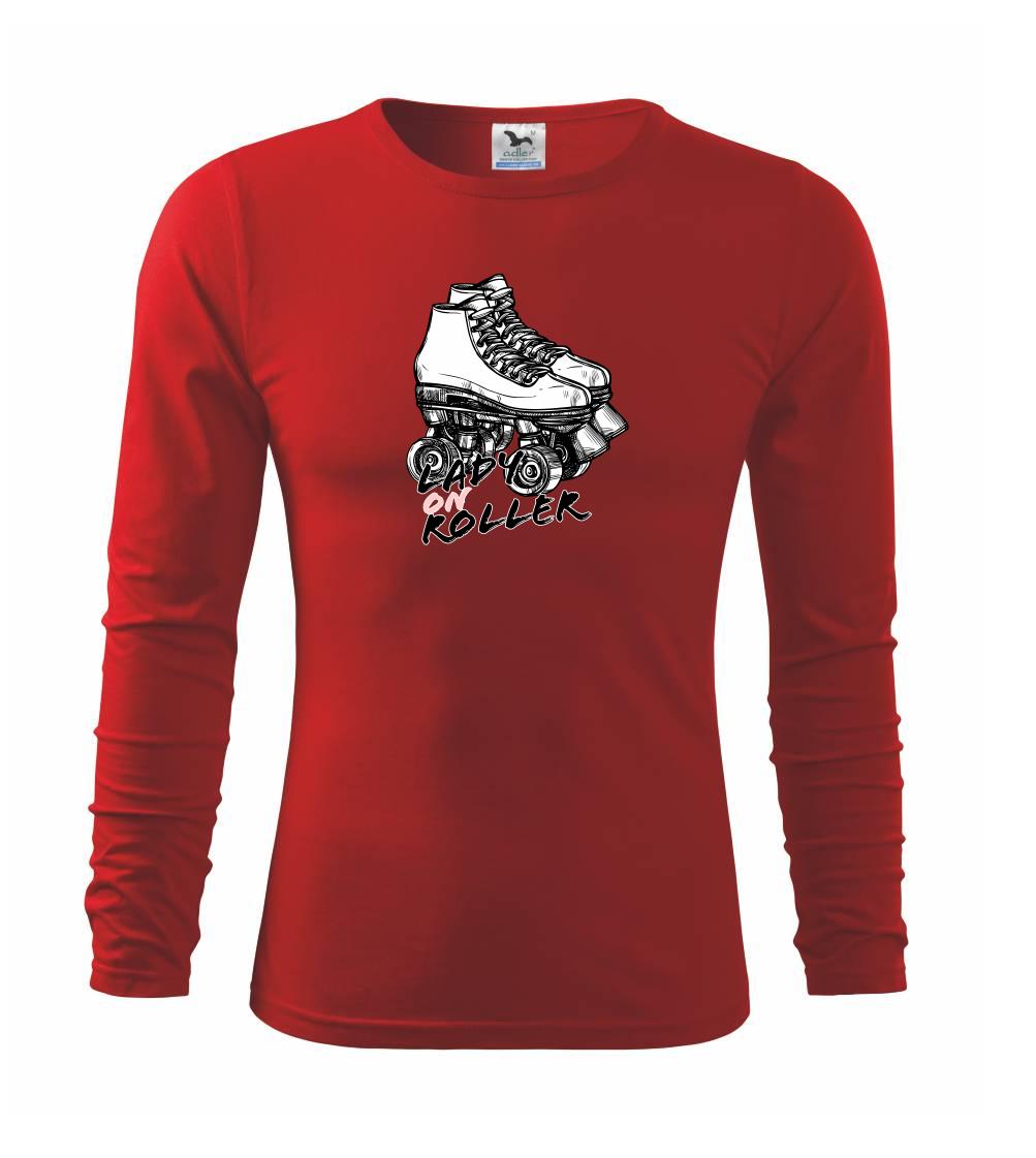 Ostatné športy - Lady on roller - Tričko detské Long Sleeve