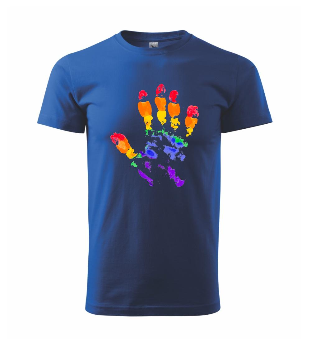 LGBT hand print LGBT hand print