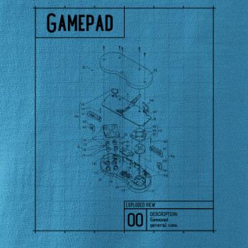 Nákres Gamepad rozobratý Nákres Gamepad rozobratý