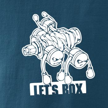 Lets Box nápis