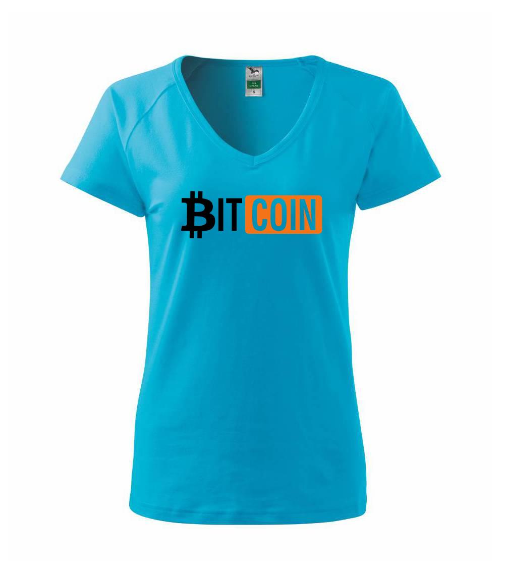 Bitcoin nápis Bitcoin nápis