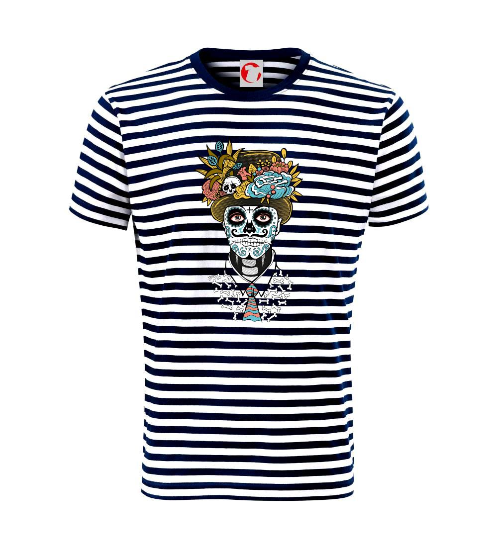 Ostatné mestá / miesta - Mexická maska - muž (Pecka design) - Tričko na vodu