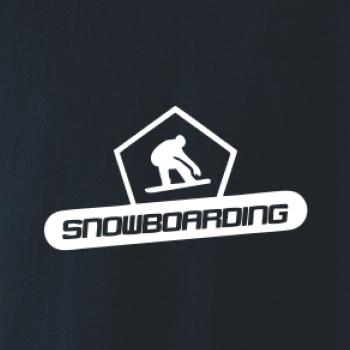 Snowboarding nápis logo