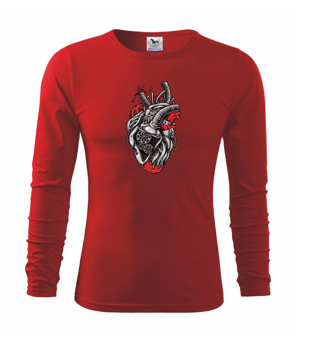 Grafické tričká - Strojové srdce - Tričko detské Long Sleeve