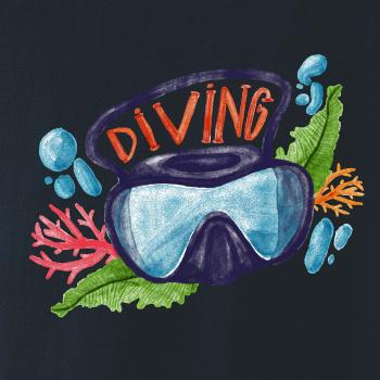 Diving obrázok kreslený