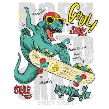 Cool dinosaur skate Cool dinosaur skate