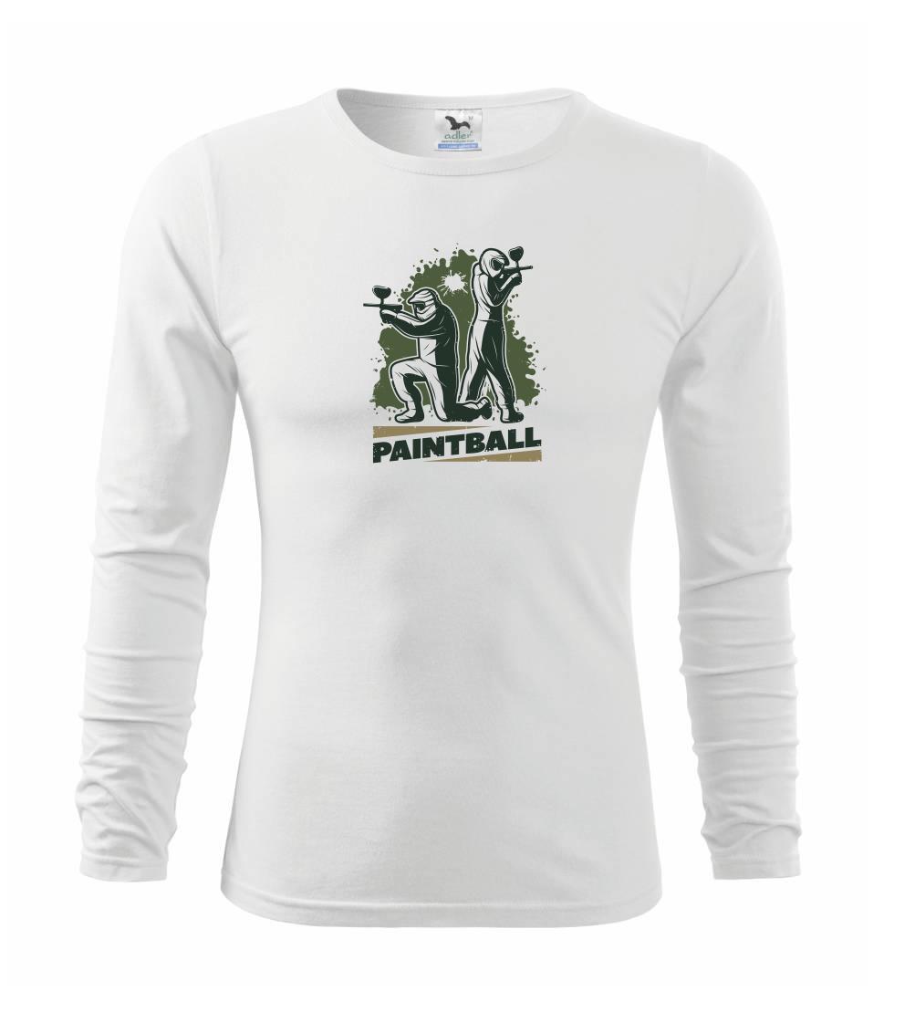 Airsoft a Paintball - Paintball dvojica splash - Tričko detské Long Sleeve