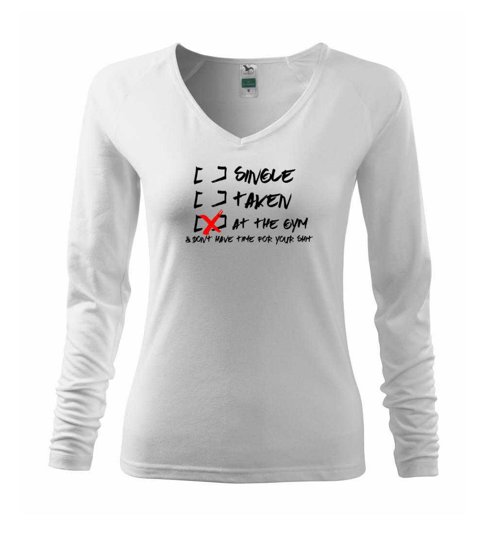 Posilňovani - At the Gym - Tričko dámske Elegance