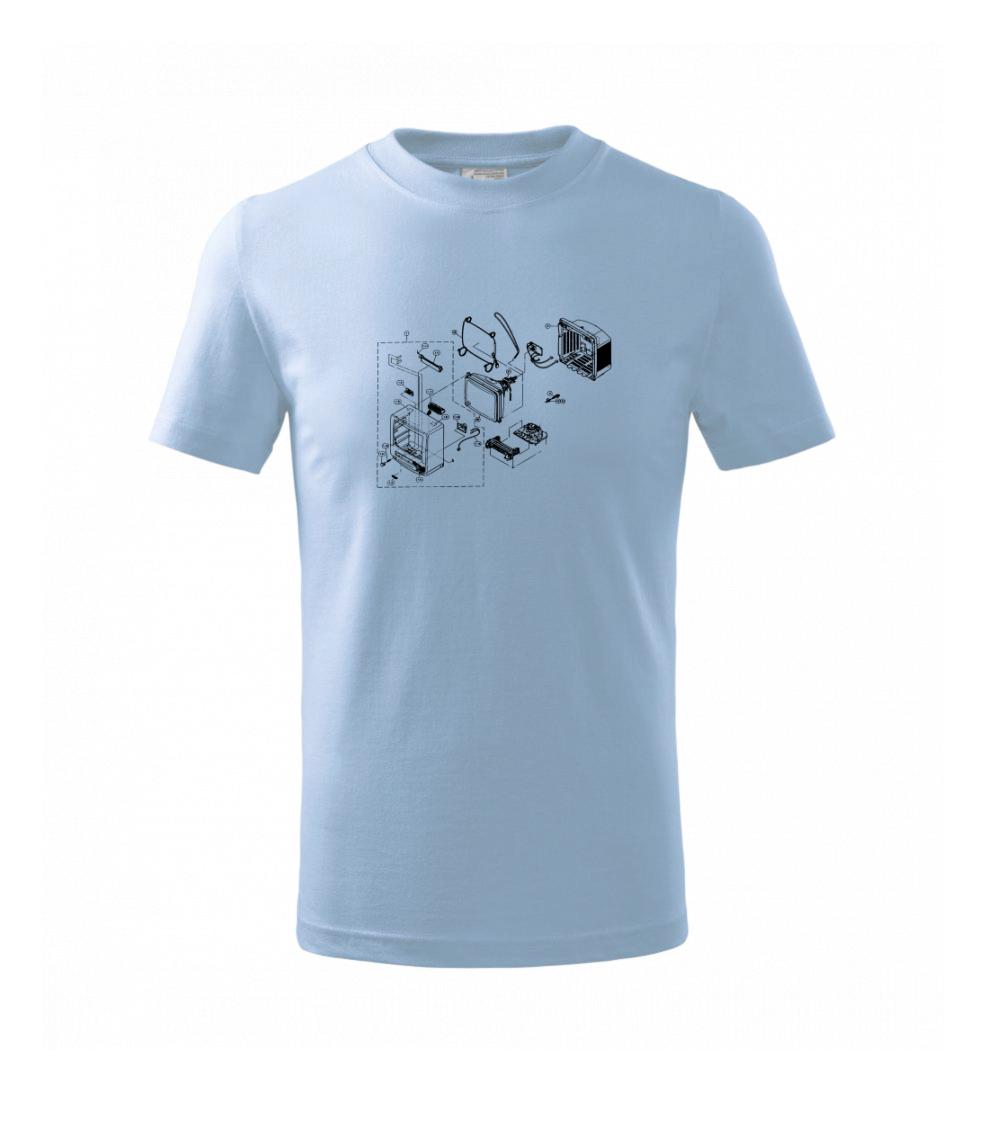 Nákres starý CRT televízor Nákres starý CRT televízor