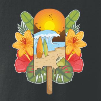 Leto, nanuk, more, pláž