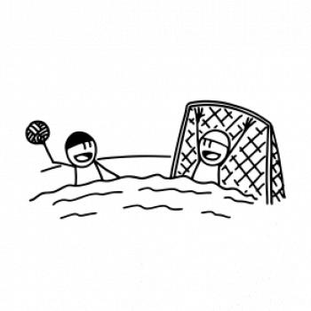 Vodné Pólo kreslené