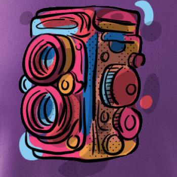 Foťák farebný - dve šošovky